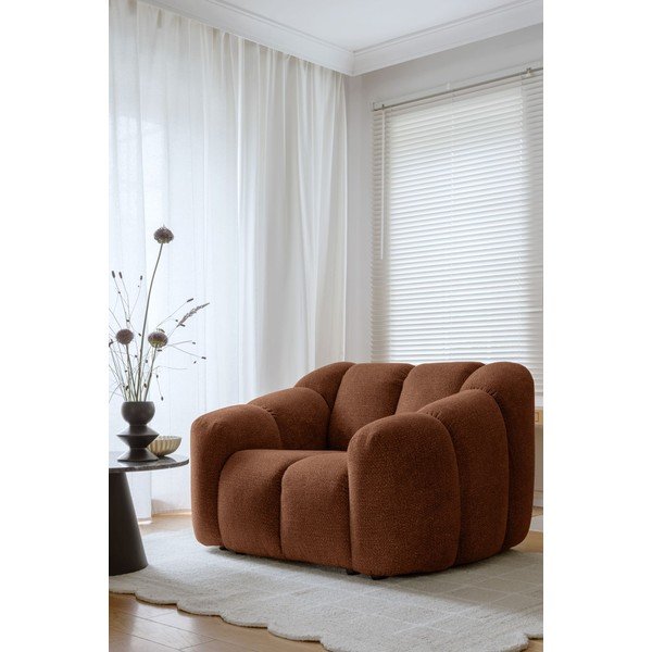 Křeslo v terakotové barvě Shell – Miuform-image-2