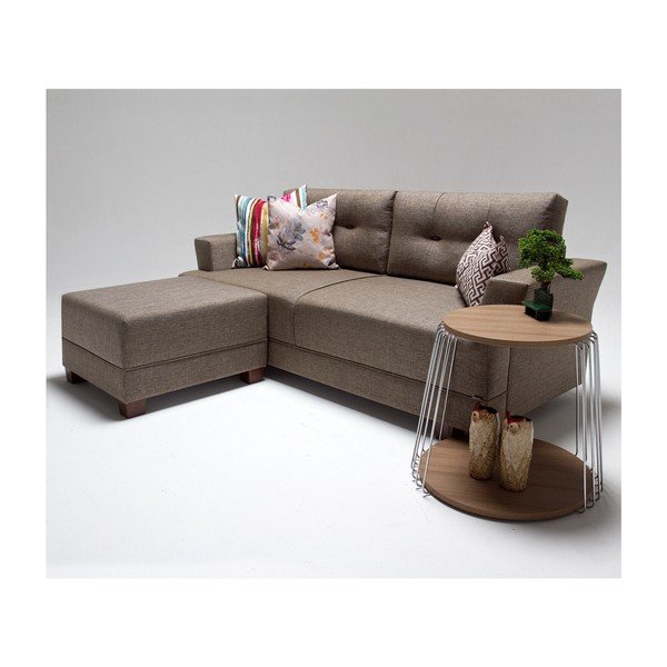 Hnědá pohovka levý roh Balcab Home Ingrid-image-2