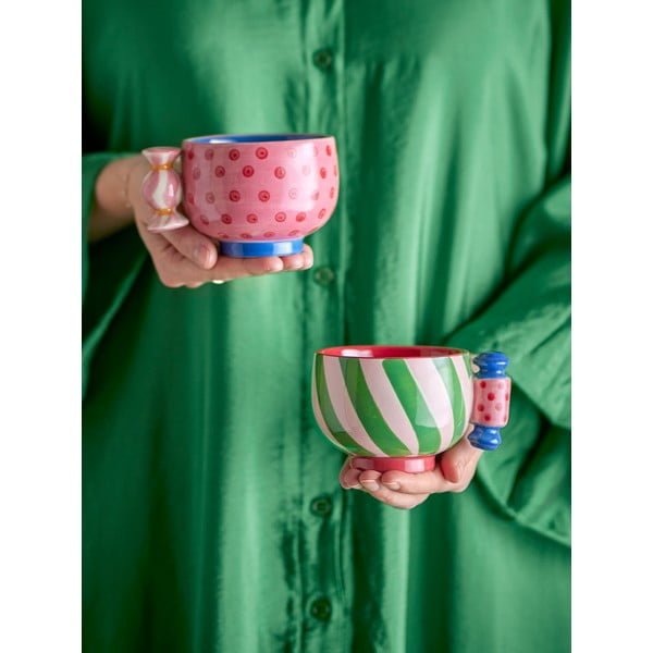 Šálky na espresso s vánočním motivem z kameniny v sadě 2 ks 250 ml Caramella – Bloomingville-image-1