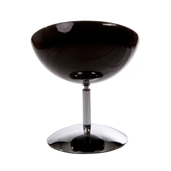 Černé otočné křeslo Kokoon Design Bowl-image-2