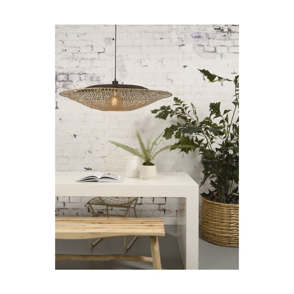Závěsné bambusové svítidlo Good&Mojo Kalimantan, ⌀ 87 cm-image-3