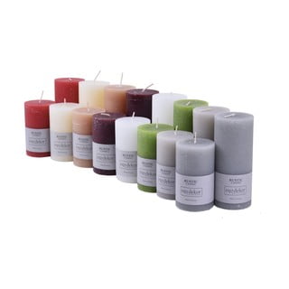 Zelená svíčka Rustic candles by Ego dekor Rust, doba hoření 38 h