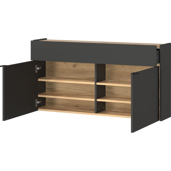 Antracitová skříňka 110x57x22 cm Ameca – Germania-image-3