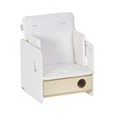 Bílá vložka do jídelní židličky Nuun – Kave Home