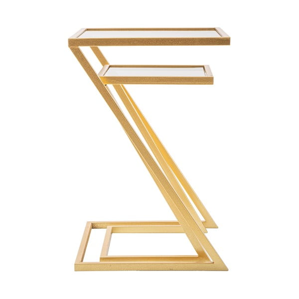 Odkládací stolky v sadě 2 ks se skleněnou deskou 40x40 cm Zet – Mauro Ferretti-image-3