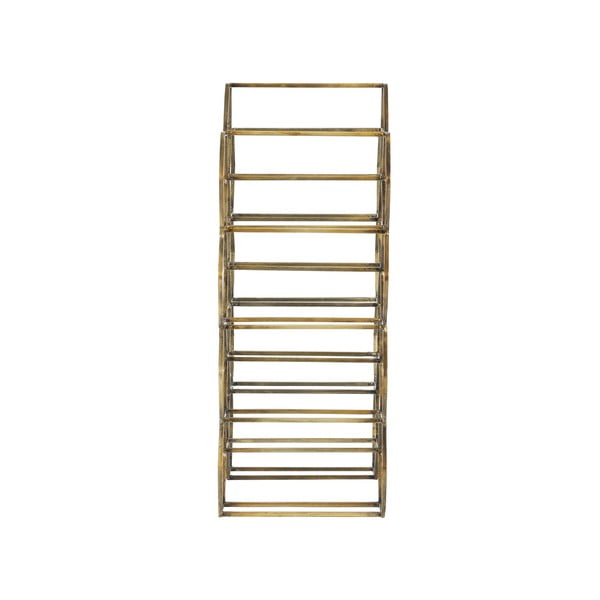 Kovový regál na víno v bronzové barvě na 12 lahví Salbris – Light & Living-image-3