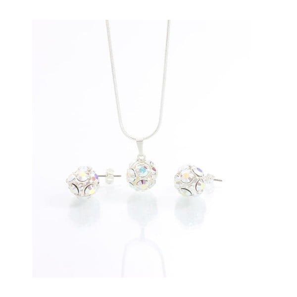 Set náhrdelníku a náušnic se Swarovski krystaly Yasmine Multi