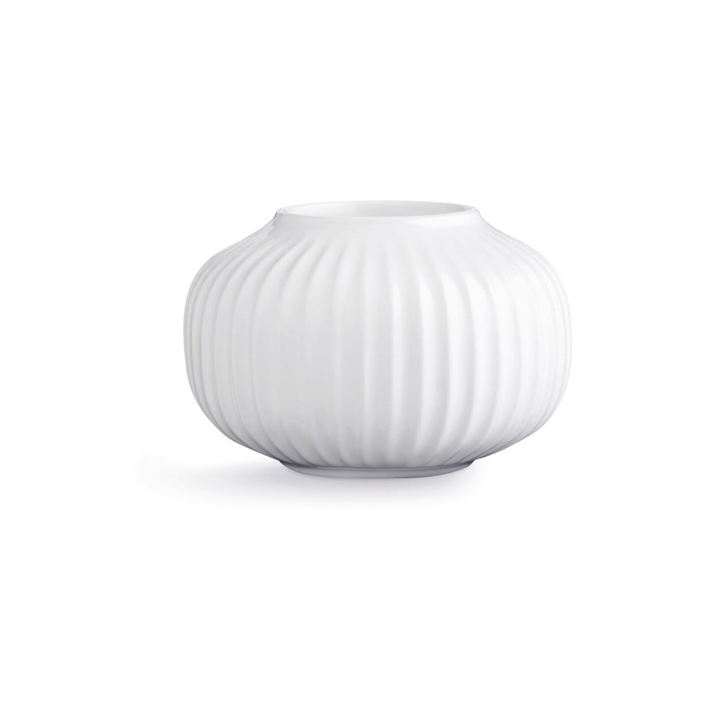 Bílý porcelánový svícen na čajové svíčky Kähler Design Hammershoi, ⌀ 10 cm