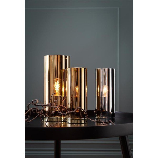 Stolní lampa v mosazné barvě Markslöjd Storm, ⌀ 12 cm-image-1