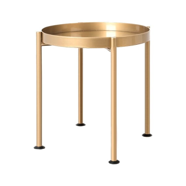 Konferenční stolek ve zlaté barvě CustomForm Hanna, ø 40 cm