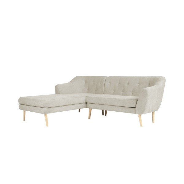 Béžová pohovka s lenoškou na levé straně Mazzini Sofas Sicile-image-3