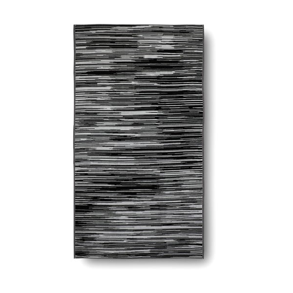 Černo-bílá bavlněná osuška Casa Di Bassi Trendy, 100x180 cm