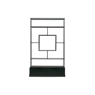 Černá kovová knihovna 126x204 cm Fons - WOOOD