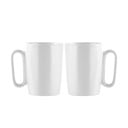 Bílé hrnky z kameniny v sadě 2 ks 250 ml Fuori – Vialli Design