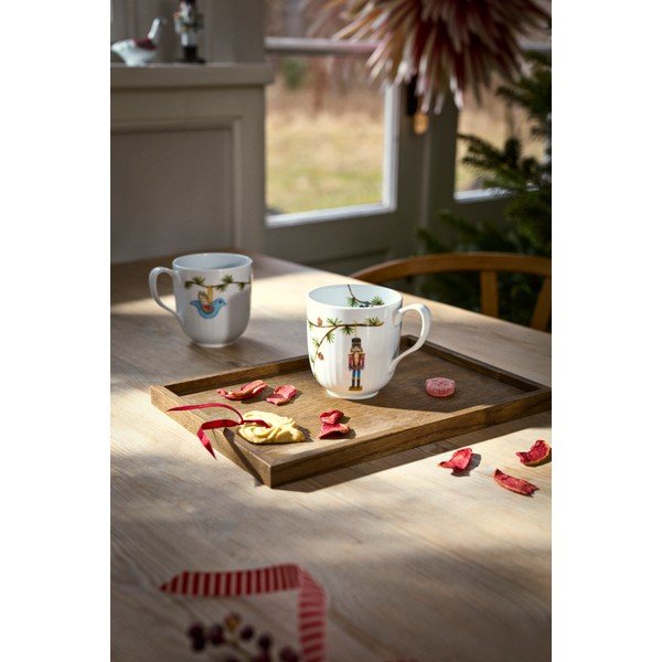 Bílý porcelánový hrnek s vánočním motivem 330 ml Hammershøi Christmas – Kähler Design-image-3