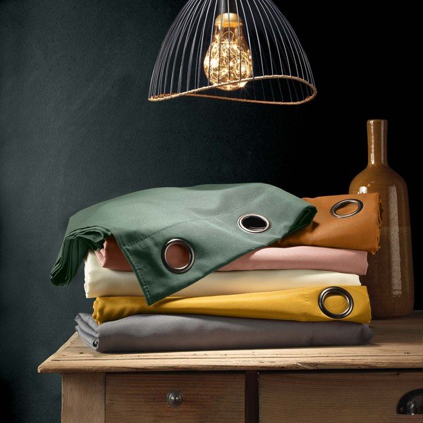 Béžový závěs 140x180 cm Essentiel – douceur d'intérieur-image-3