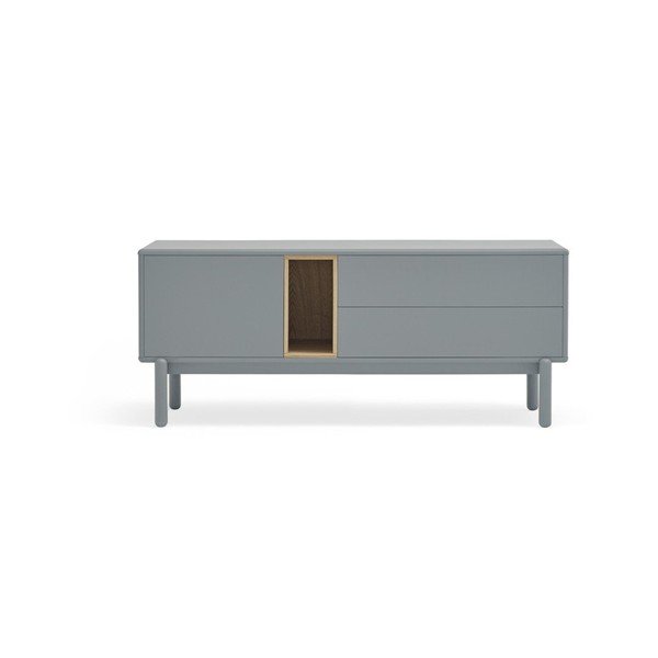 Modro-šedý TV stolek 140x56 cm Corvo – Teulat