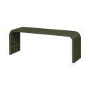 Zelená kovová zahradní lavice Nokk – noo.ma