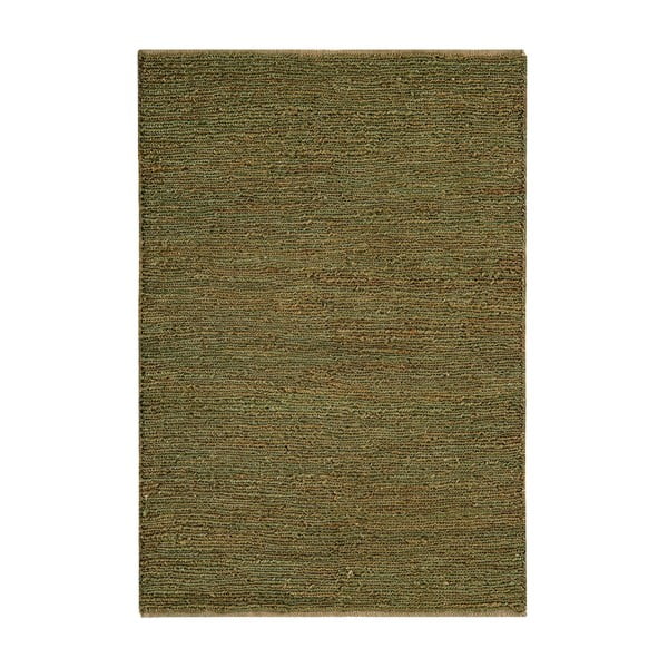 Tmavě zelený ručně tkaný jutový koberec 120x170 cm Soumak – Asiatic Carpets