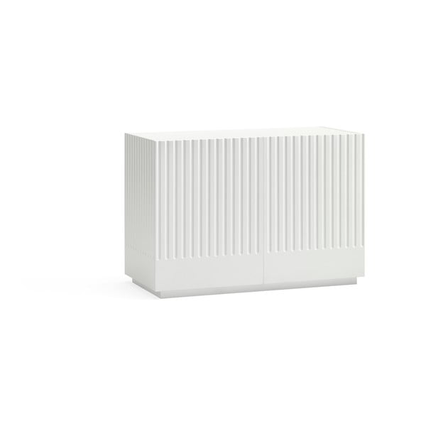 Bílá nízká komoda 100x70 cm Doric – Teulat-image-2