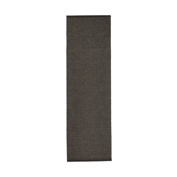 Antracitový vnitřní a venkovní běhoun 70x240 cm Emm Black Linen – Pappelina-image-4