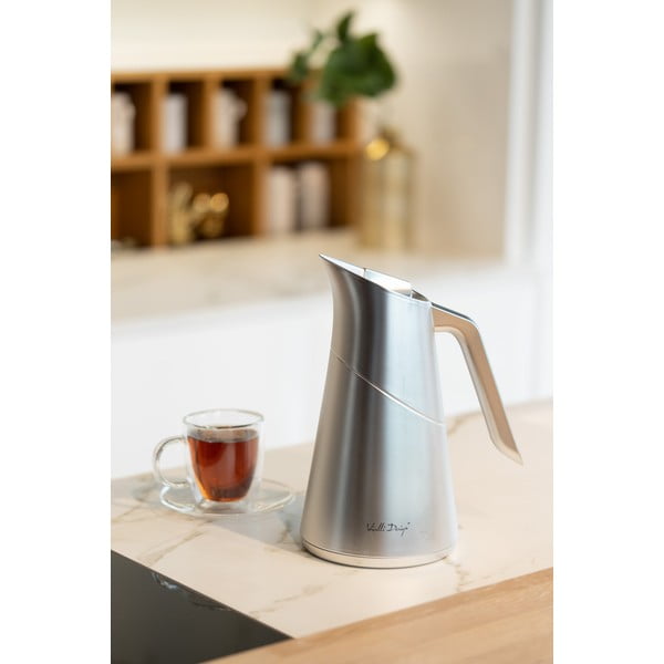 Termoska v matně stříbrné barvě 1 l Soho – Vialli Design-image-2