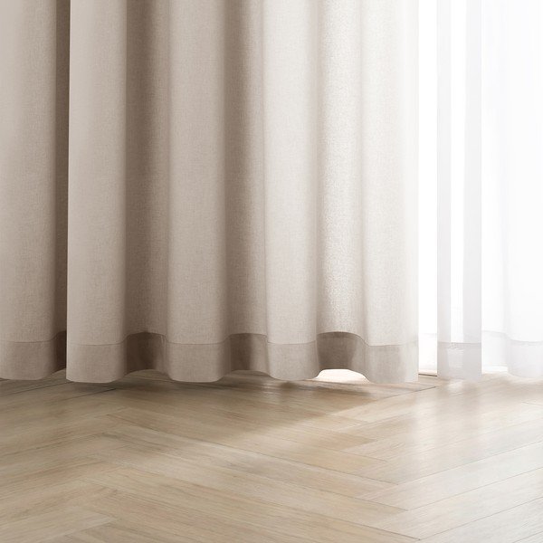 Krémový dimout závěs Calisto – Filumi-image-3