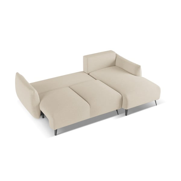 Béžová rohová pohovka (pravý roh) Malie – Makamii-image-4