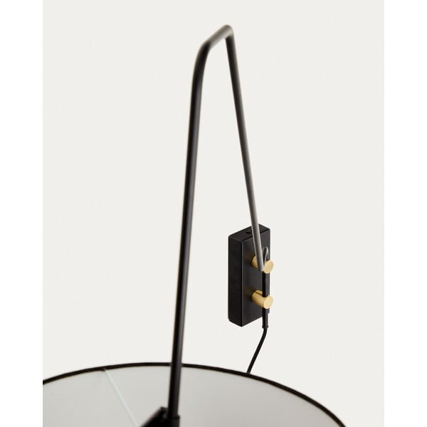 Černé nástěnné svítidlo ø 25 cm Jex – Kave Home-image-4