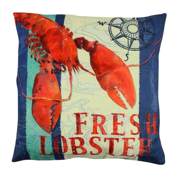 Polštář s výplní Fresh Lobster, 43x43 cm