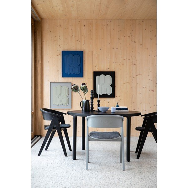 Kulatý jídelní stůl v dekoru jasanu ø 128 cm Storm – Zuiver-image-1