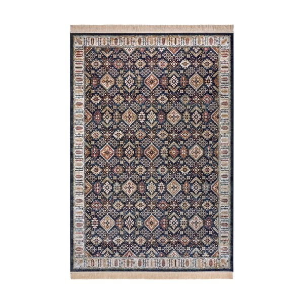 Tmavý koberec s příměsí bavlny Nouristan, 160 x 230 cm