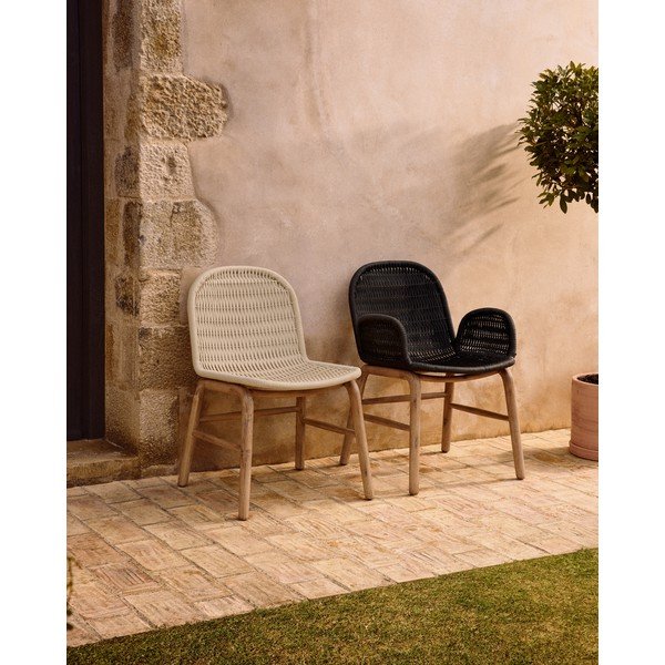 Béžová zahradní židle Alipa – Kave Home-image-2