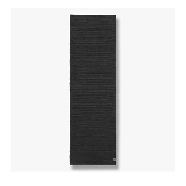 Tmavě šedý jutový koberec 140x200 cm Ribbon – Mette Ditmer Denmark