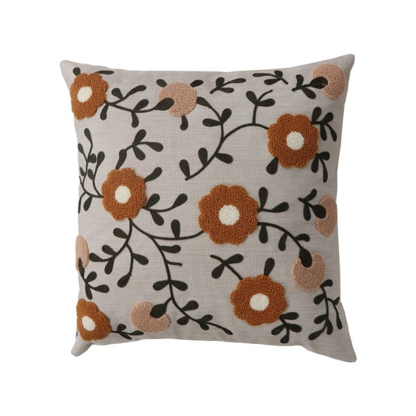 Lněný dekorační polštář 43x43 cm Fulya – Mioli Decor