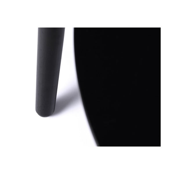 Černé kulaté konferenční stolky v sadě 2 ks ø 88 cm Adda – Unique Furniture-image-4