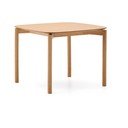 Jídelní stůl v dekoru jasanu 100x100 cm Indara – Kave Home