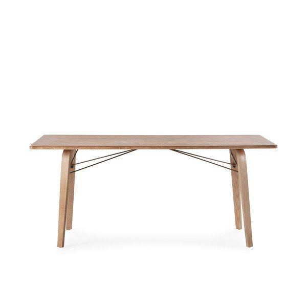 Jídelní stůl s deskou v dubovém dekoru 90x180 cm Lujan – MOME-image-3