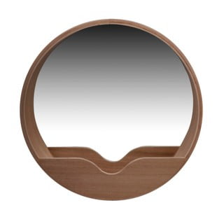 Nástěnné zrcadlo s odkládacím prostorem Zuiver Round Wall, ⌀ 60 cm