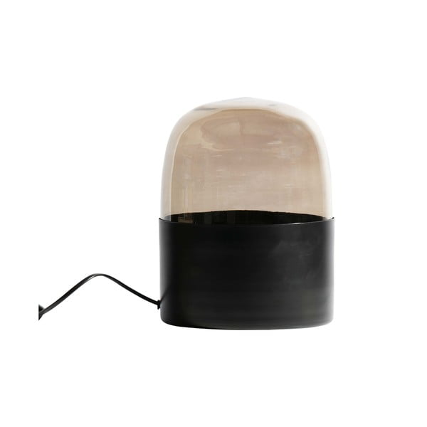 Černá stolní stojací lampa BePureHome Dome, ø 22 cm
