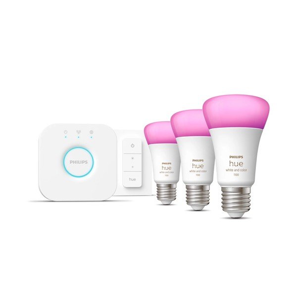 Smart startovací balíček 5 ks E27, 11 W White and color ambiance – Philips Hue-image-1