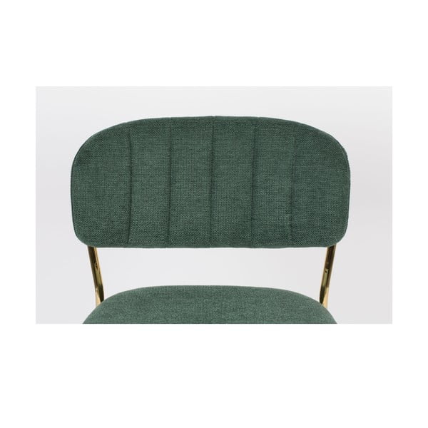 Tmavě zelené barové židle v sadě 2 ks 89 cm Jolien – White Label-image-1