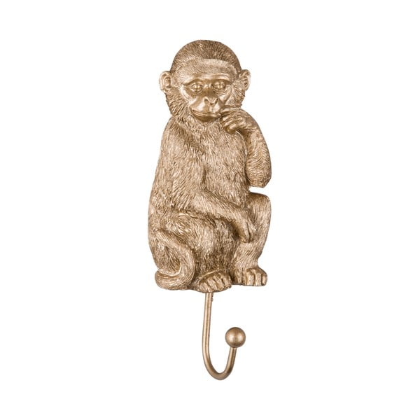 Háček ve zlaté barvě Leitmotiv Monkey