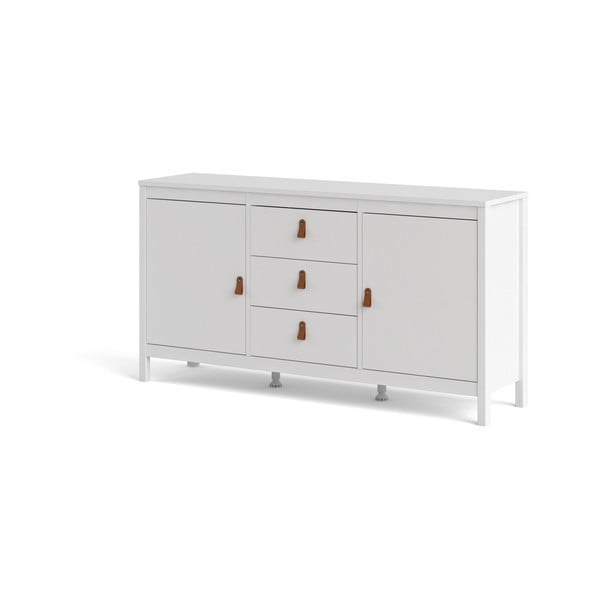 Bílá nízká komoda 151x80 cm Madrid – Tvilum-image-3