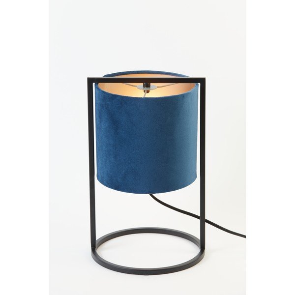 Černo-tmavě modrá stolní lampa (výška 35 cm) Santos – Light & Living-image-2