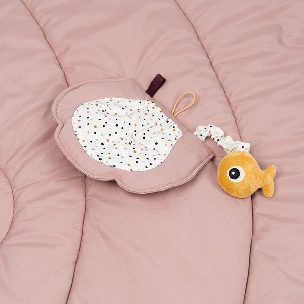 Růžová hrací podložka s hrazdou Done by Deer Sea Friends-image-1