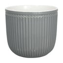 Šedý keramický květináč Green Gate Alice, ø 14 cm