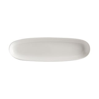 Bílý porcelánový servírovací talíř Maxwell & Williams Basic, 30 x 9 cm