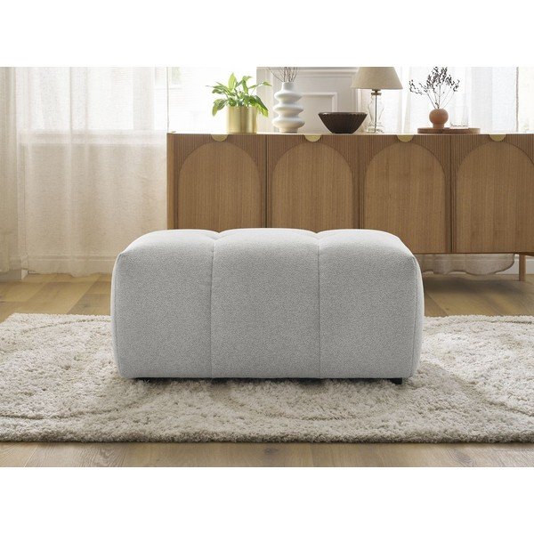 Světle šedá žinylková podnožka Roxelane – Bobochic Paris-image-4