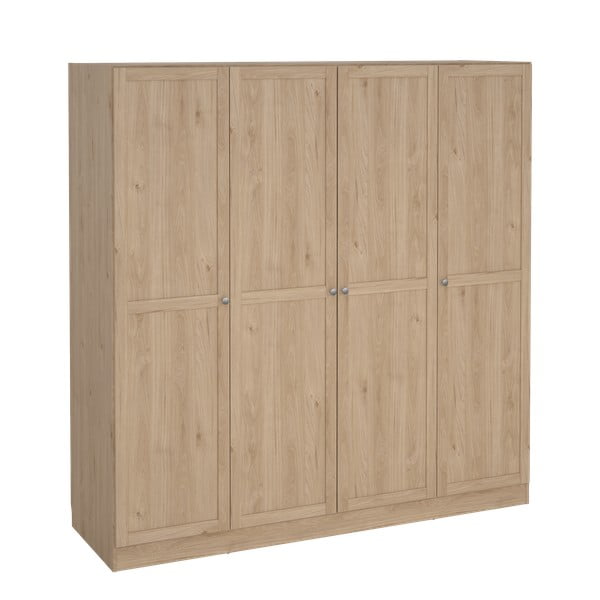 Šatní skříň v dekoru dubu v přírodní barvě 195,5x200 cm Billund – Tvilum-image-3
